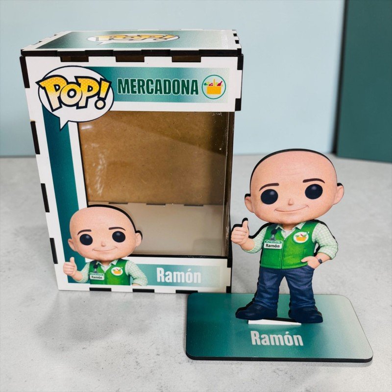 FUNKO DE MADERA EDICIÓN MERCADONA