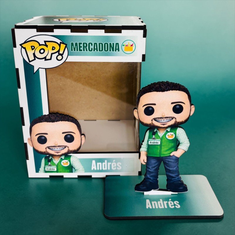 FUNKO DE MADERA EDICIÓN MERCADONA