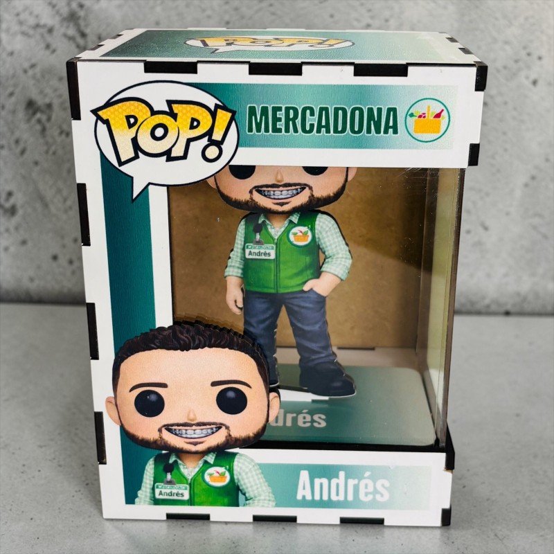 FUNKO DE MADERA EDICIÓN MERCADONA