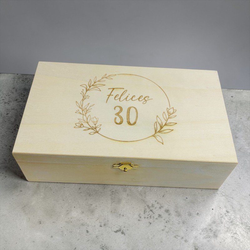CAJA RELOJ PERSONALIZADA