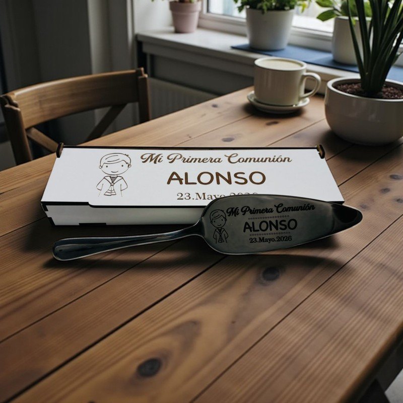 PALA TARTA CON CAJA COMUNIÓN