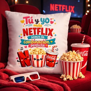 COJÍN NETFLIX