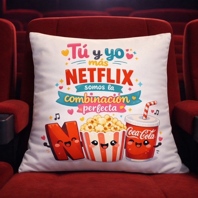 COJÍN NETFLIX