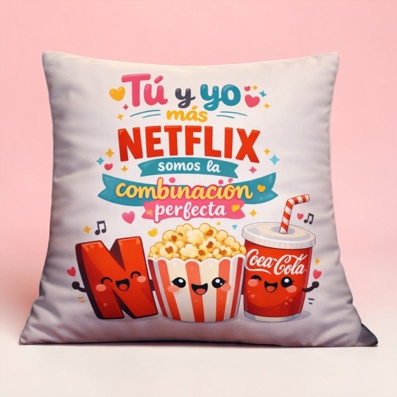 COJÍN NETFLIX