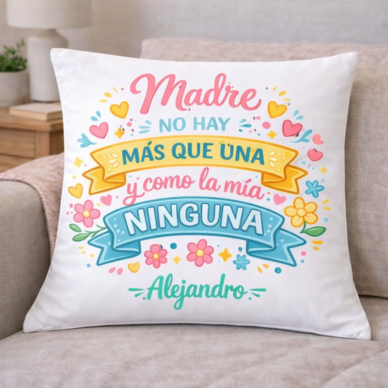 COJÍN MADRE NO HAY MAS QUE UNA