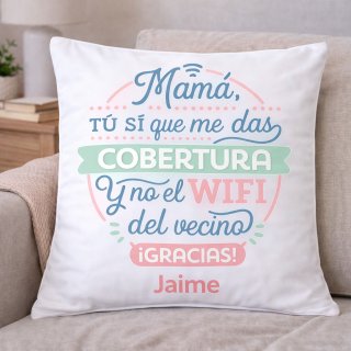 COJÍN MAMÁ TU SI QUE DAS COBERTURA