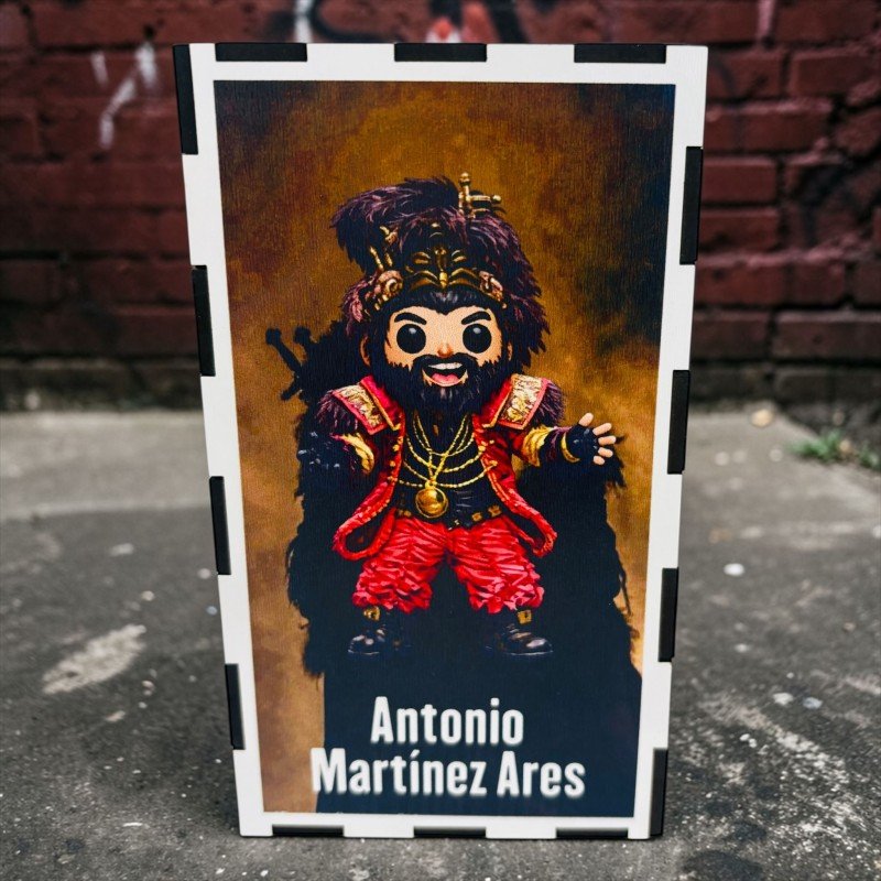 FUNKO DE MADERA PERSONALIZADO CARNAVAL