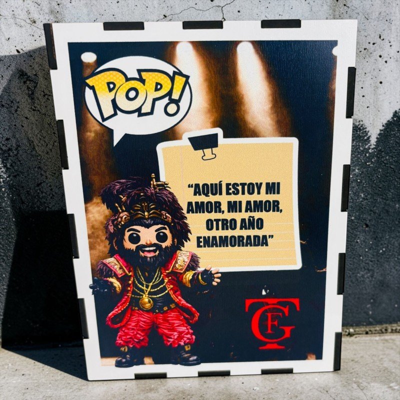 FUNKO DE MADERA PERSONALIZADO CARNAVAL