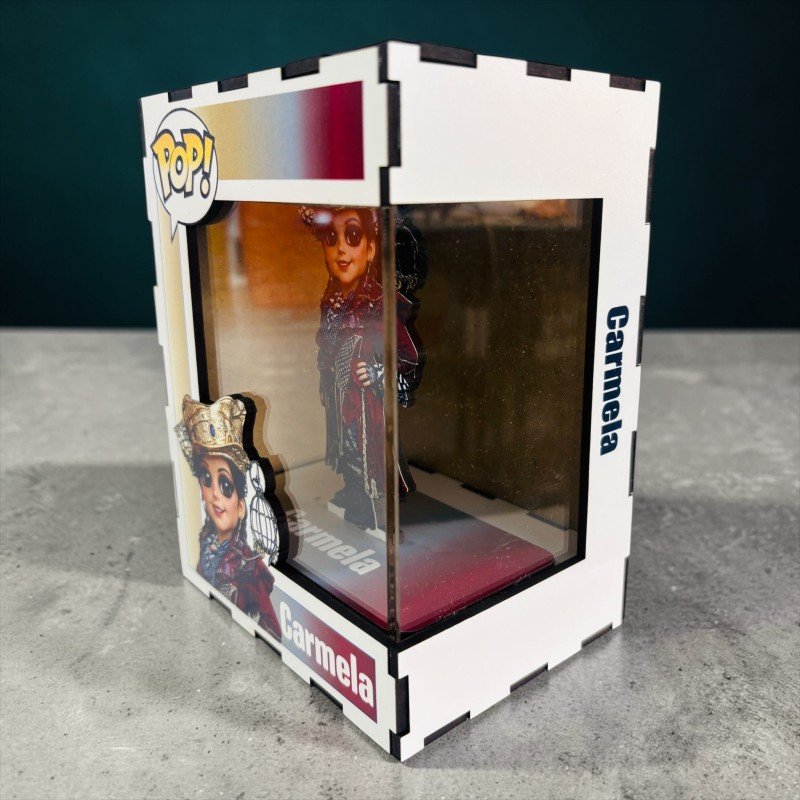 FUNKO DE MADERA PERSONALIZADO CARNAVAL