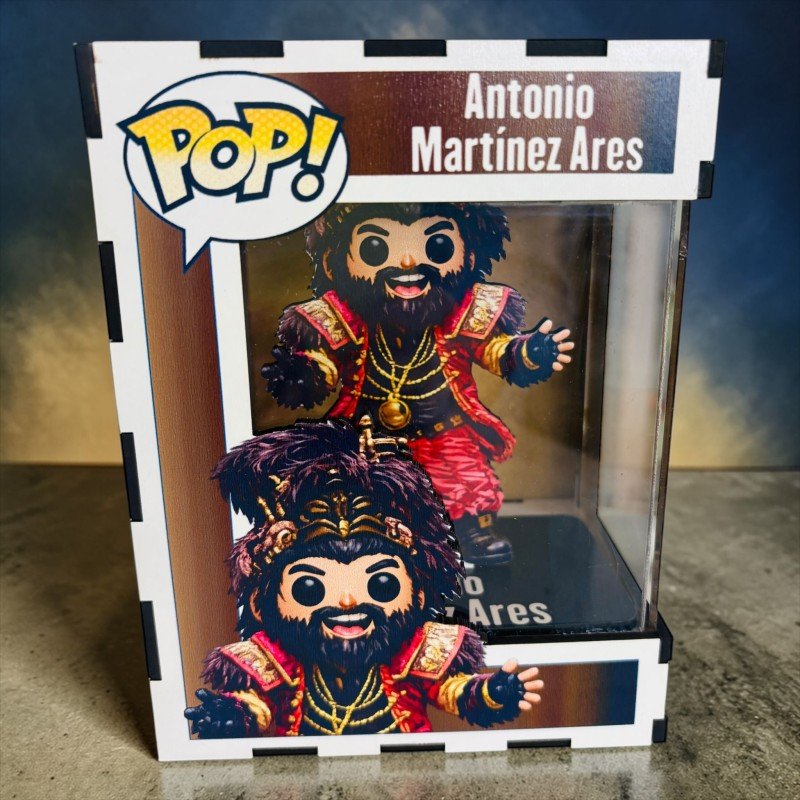 FUNKO DE MADERA PERSONALIZADO CARNAVAL