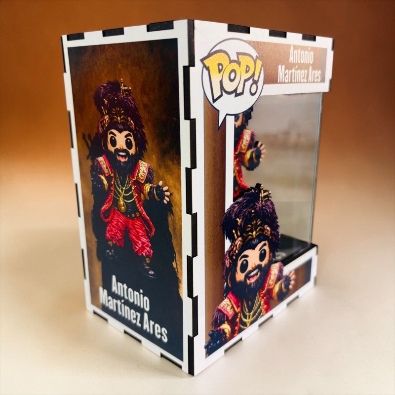 FUNKO DE MADERA PERSONALIZADO CARNAVAL
