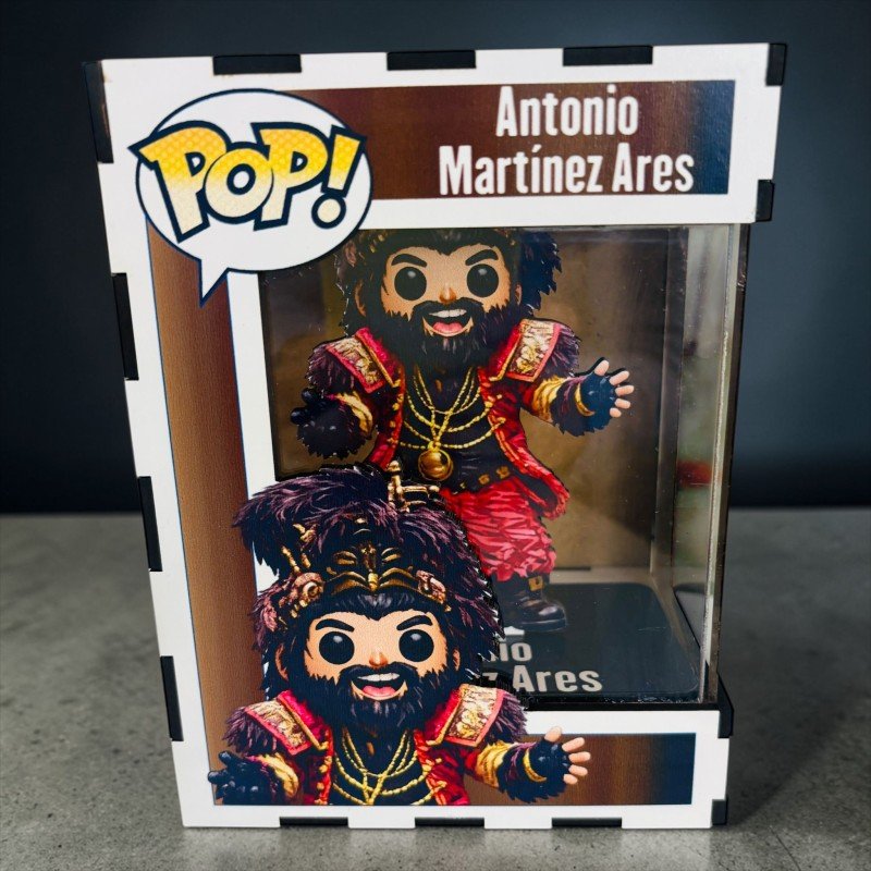 FUNKO DE MADERA PERSONALIZADO CARNAVAL