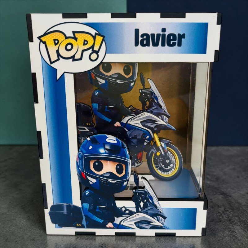 FUNKO DE MADERA MOTOS