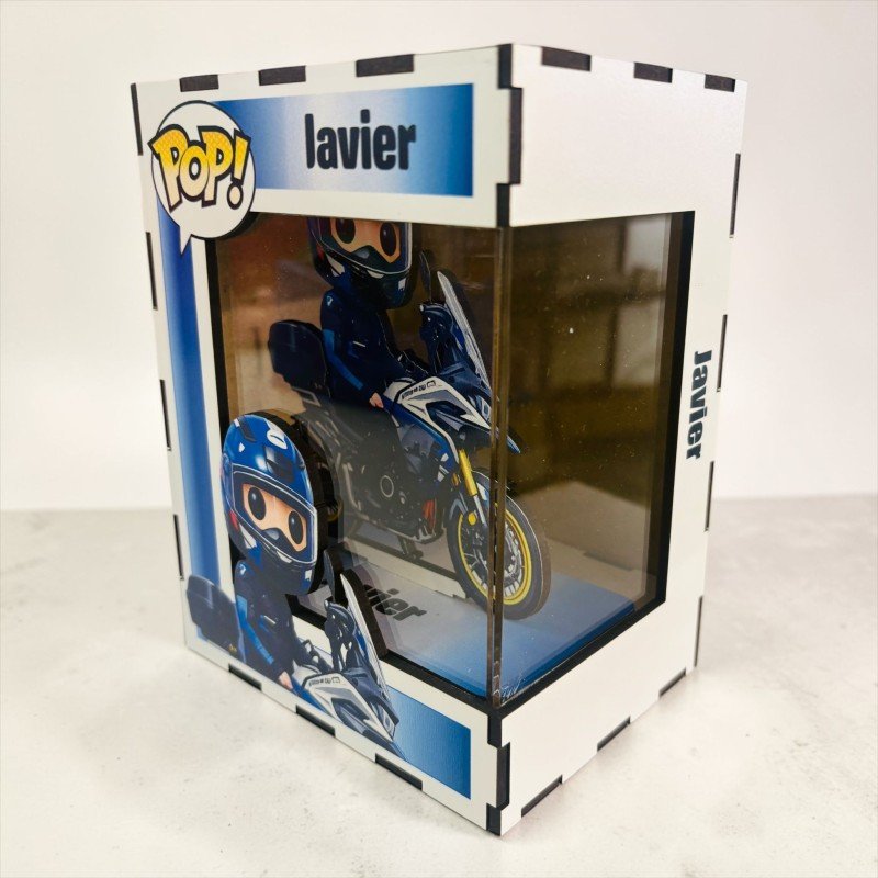 FUNKO DE MADERA MOTOS
