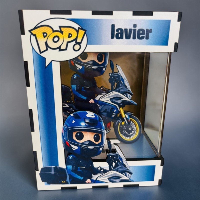 FUNKO DE MADERA MOTOS