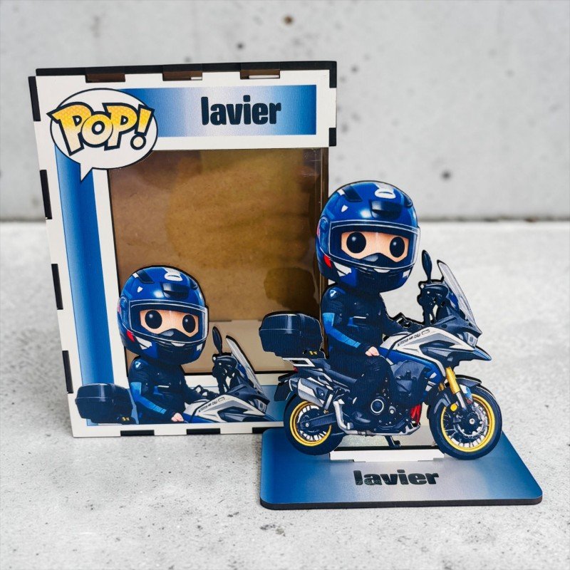 FUNKO DE MADERA MOTOS