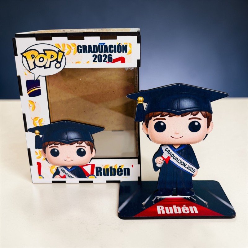 FUNKO DE MADERA EDICIÓN GRADUACIÓN