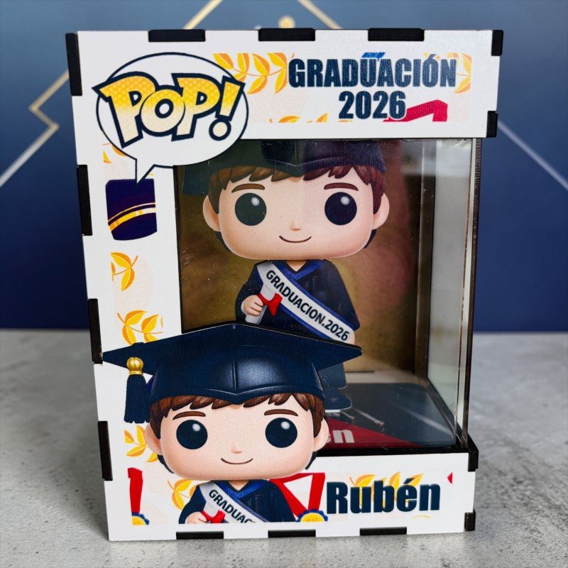 FUNKO DE MADERA EDICIÓN GRADUACIÓN