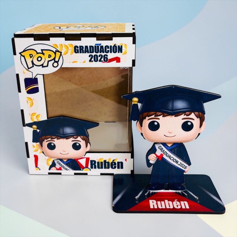 FUNKO DE MADERA EDICIÓN GRADUACIÓN