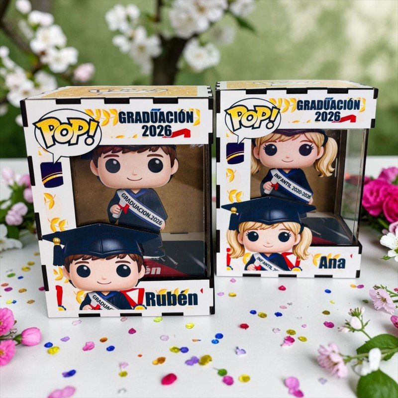 FUNKO DE MADERA EDICIÓN GRADUACIÓN