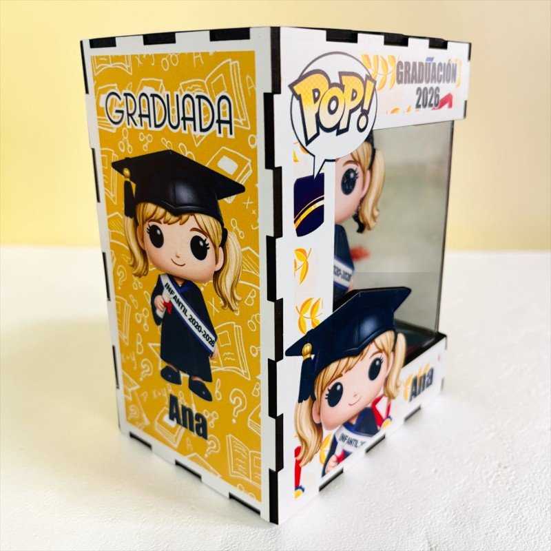 FUNKO DE MADERA EDICIÓN GRADUACIÓN