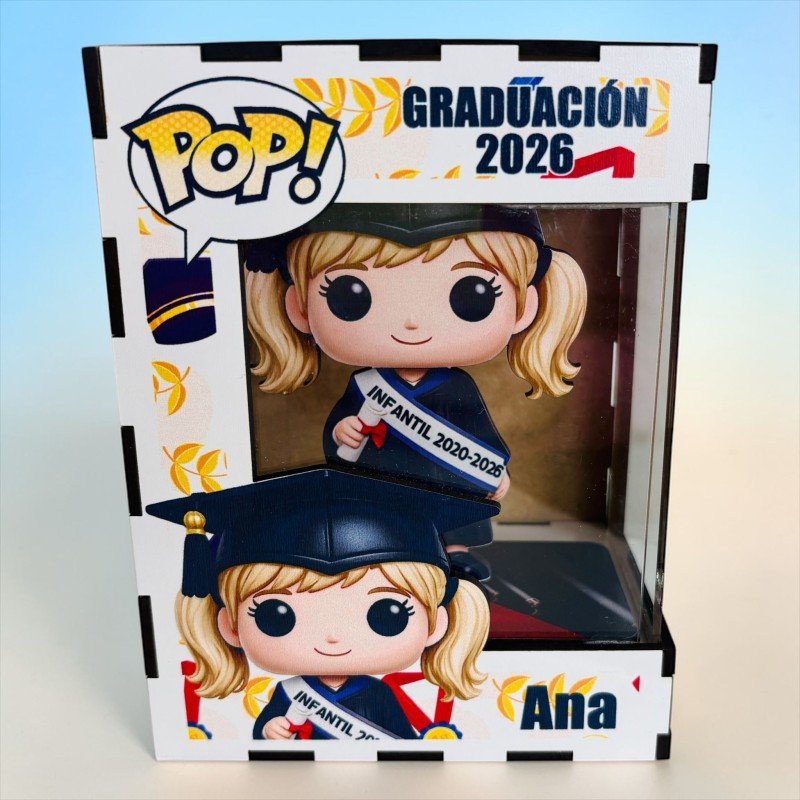 FUNKO DE MADERA EDICIÓN GRADUACIÓN