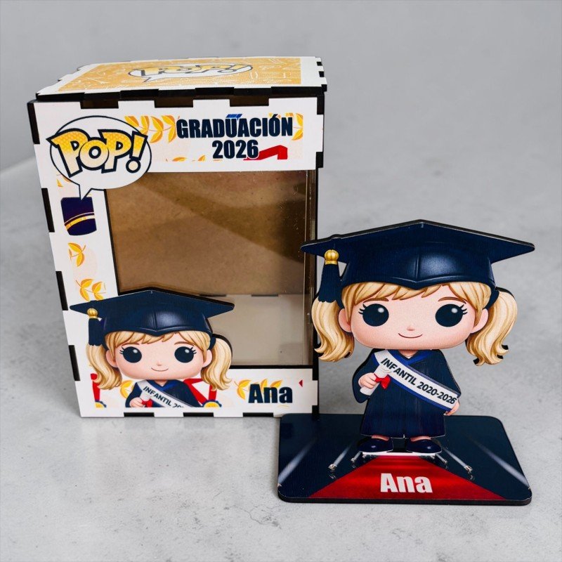 FUNKO DE MADERA EDICIÓN GRADUACIÓN