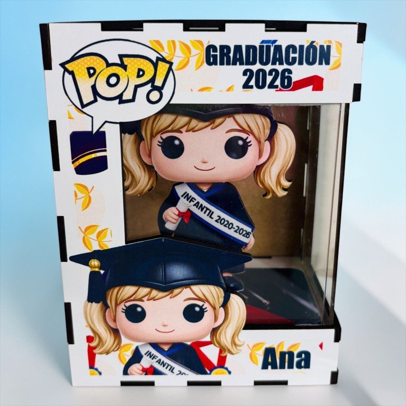 FUNKO DE MADERA EDICIÓN GRADUACIÓN