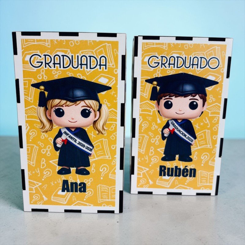 FUNKO DE MADERA EDICIÓN GRADUACIÓN