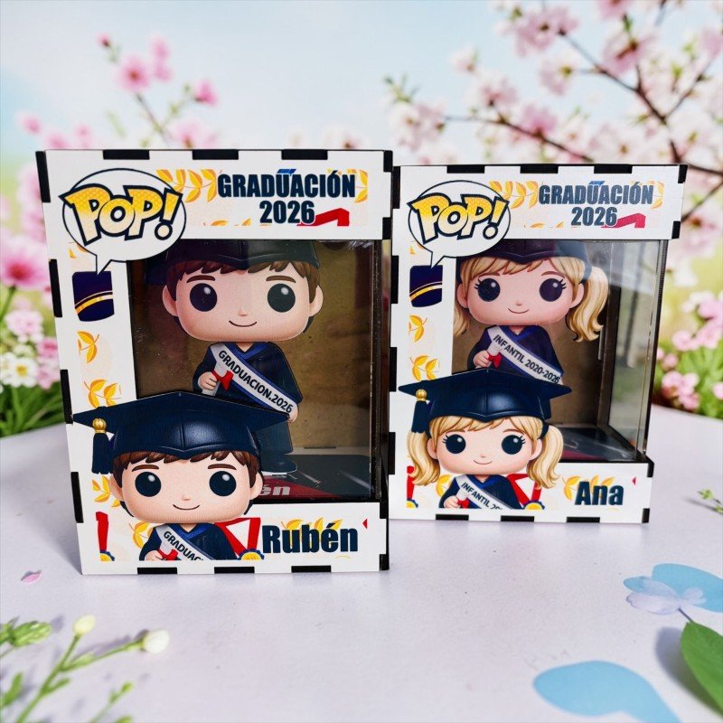 FUNKO DE MADERA EDICIÓN GRADUACIÓN