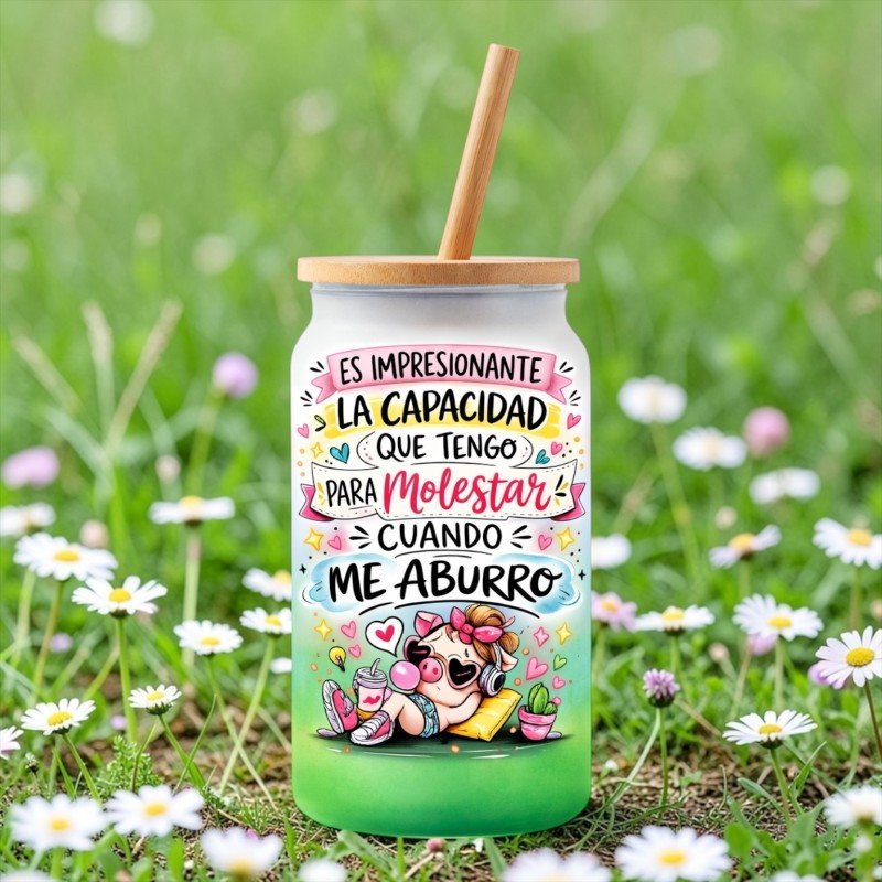 VASO COLOR ME ABURRO