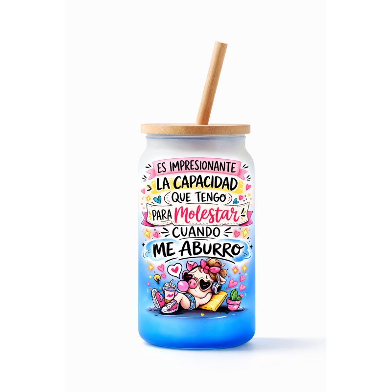 VASO COLOR ME ABURRO