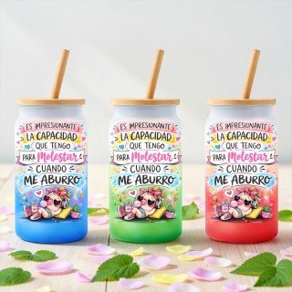 VASO COLOR ME ABURRO