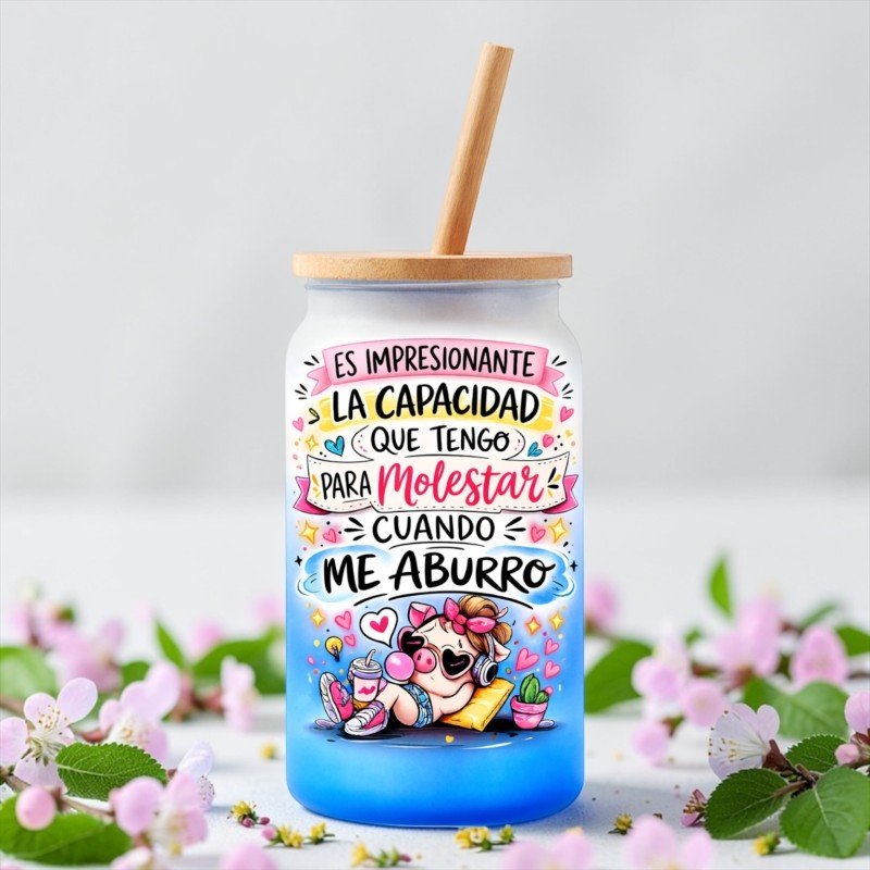 VASO COLOR ME ABURRO