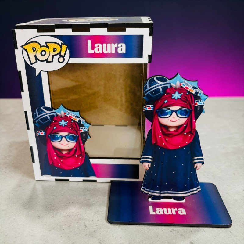 FUNKO DE MADERA PERSONALIZADO CARNAVAL
