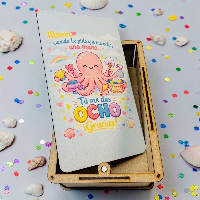 CAJA MAMÁ PULPO