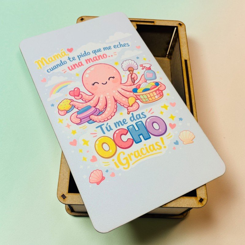 CAJA MAMÁ PULPO