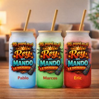 VASO COLOR REY DEL MANDO