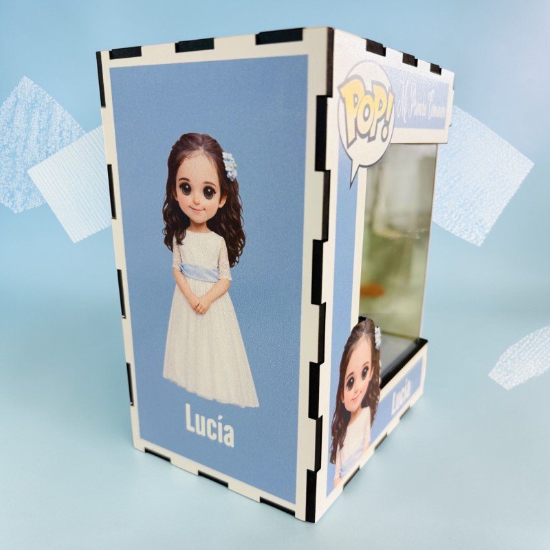 FUNKO DE MADERA PERSONALIZADO COMUNIÓN
