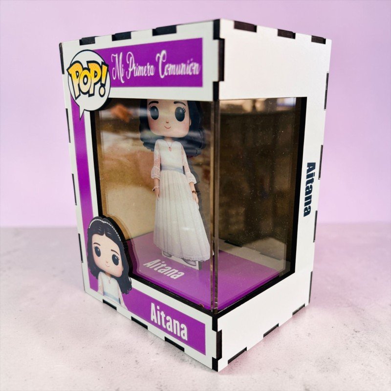 FUNKO DE MADERA PERSONALIZADO COMUNIÓN
