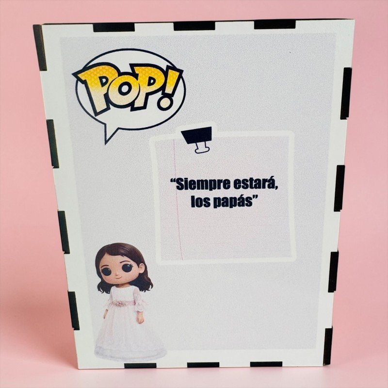 FUNKO DE MADERA PERSONALIZADO COMUNIÓN