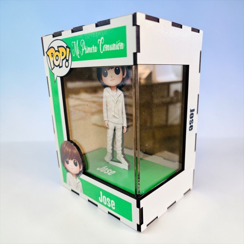 FUNKO DE MADERA PERSONALIZADO COMUNIÓN
