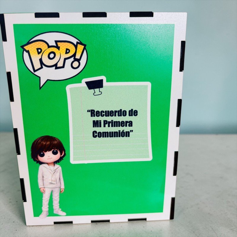 FUNKO DE MADERA PERSONALIZADO COMUNIÓN