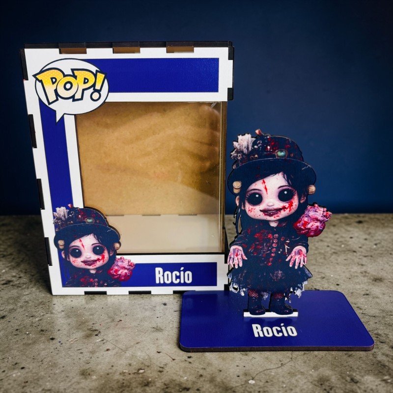 FUNKO DE MADERA PERSONALIZADO CARNAVAL