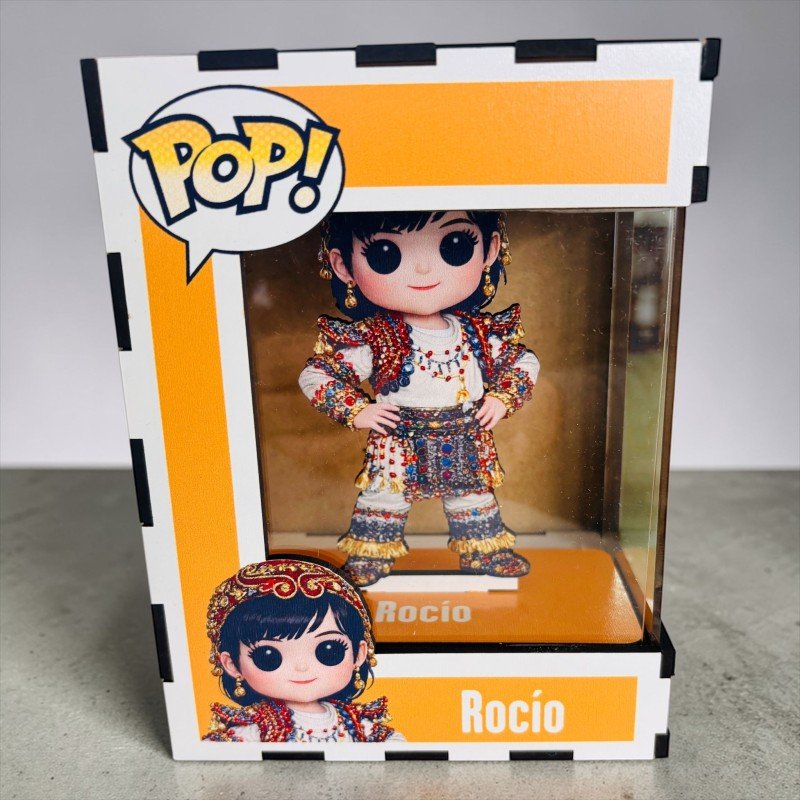 FUNKO DE MADERA PERSONALIZADO CARNAVAL