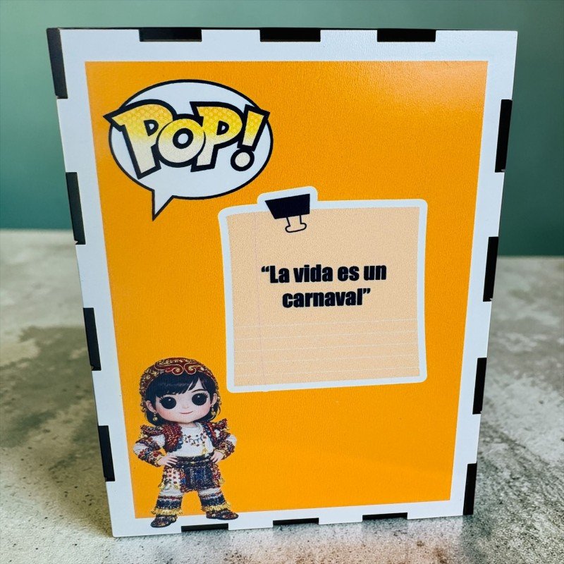 FUNKO DE MADERA PERSONALIZADO CARNAVAL