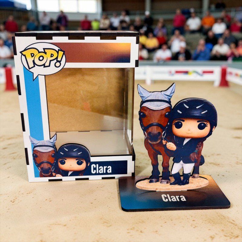 FUNKO DE MADERA HÍPICA