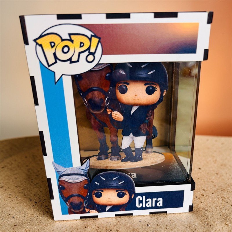FUNKO DE MADERA HÍPICA