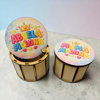 CAJAS MAMÁ Y ABUELA MOLONA12 CM