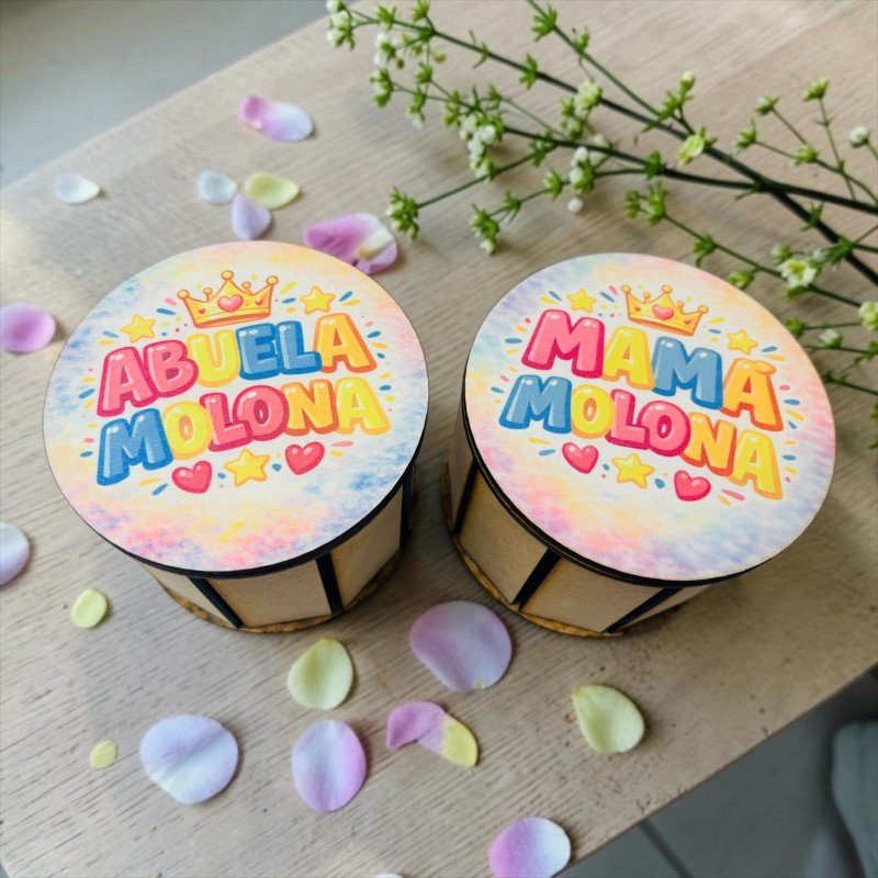 CAJAS MAMÁ Y ABUELA MOLONA12 CM